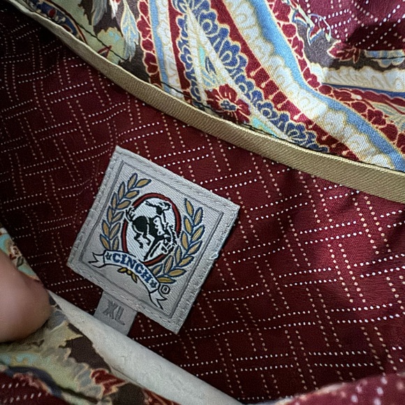 Long sleeve Cinch shirt XL - Picture 2 of 2